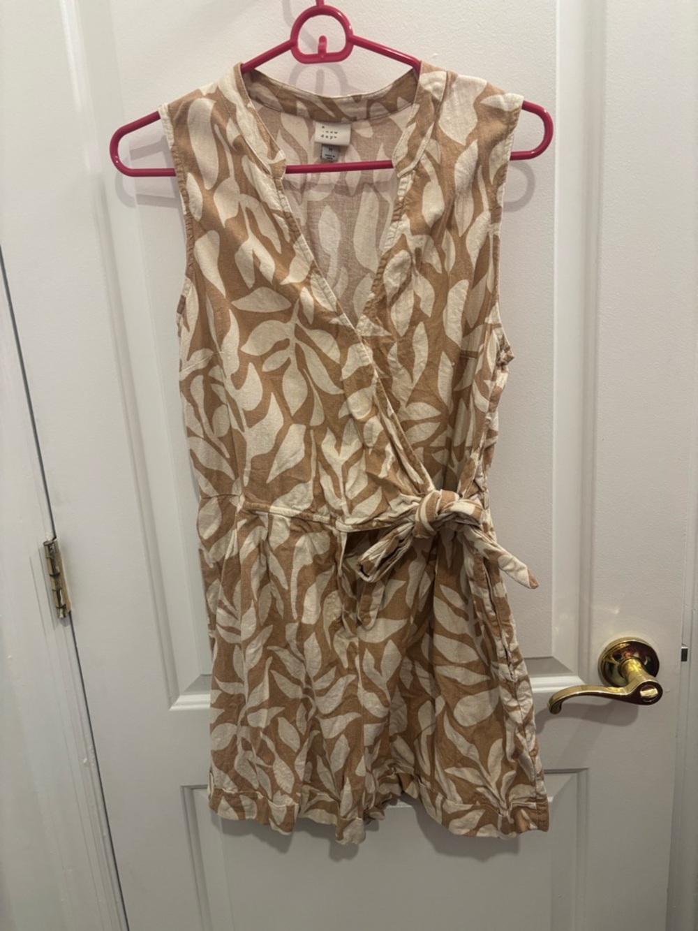 Sleeveless Wrap Romper